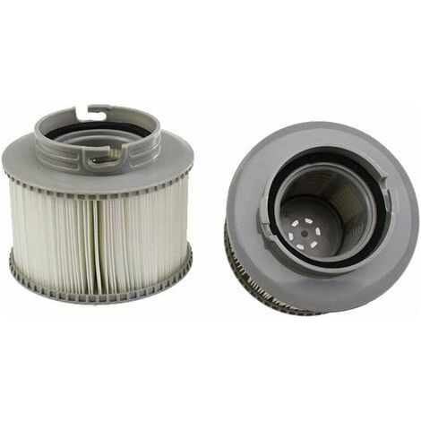 Lot de 2 filtres à cartouche MSPA FD2089 pour spa, baignoire et piscine gonflables. Filtres de rechange universels ronds.-AquaForge (1/4)
