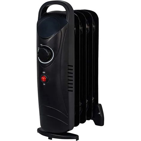 Radiatore Elettrico a Bagno d'olio Baneos Sannover 500 W Nero