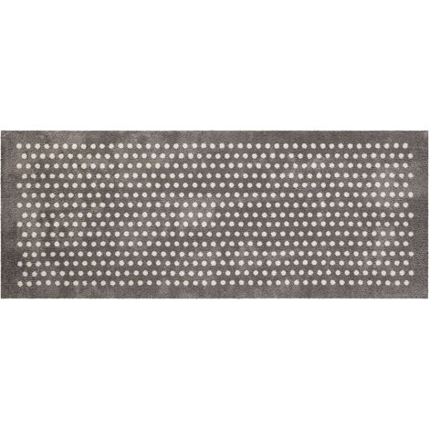 Akzente FEEL Feel-Small Dots Fußmatte, 80x200 cm, Polyester, Latex, kuschlig weich, rutschfest, waschbar, PVC-frei, für Bad und Fußbodenheizung[2][3]. (1/5)