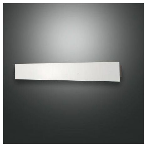 LOTUS APPLIQUE BIANCA 93CM A LED 3000K - 30W - 3900 lm DIMMERABILE IN ALLUMINIO (1/2)