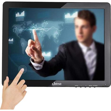 15 Écran tactile avec HDMI et écran TFT-Écran LED portable pour la sécurité CCTV station PC divertissement à domicile Multi-Touch pour les concepteurs de bureau utilisateurs de systèmes de sécurité (1/5)
