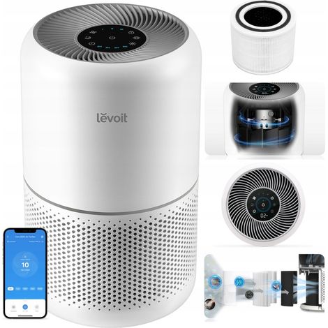 LEVOIT SMART HOME LUFTREINIGER MIT H13 HEPA-FILTER, LUFTQUALITÄTSSENSOR BEGRENZT 99,97 % ALLERGIERAUCH