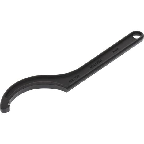 Clé à ergot à encoche, Pour écrou à encoches, Taille 120 à 130 mm, Pointes Ø 5 mm, Clé, 40 120-130 (1/5)