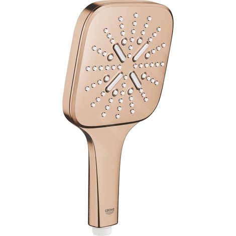 Grohe Rainshower SmartActive Cube - Douche de tête 130 9,5 l/min, 3 jets, Warm Sunset brossé 26582DL0 (1/5)