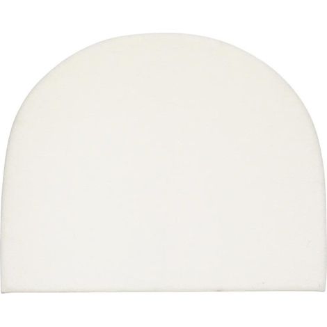 Atmosphera – Tête de lit en tissu bouclette 163cm – Design arrondi – Bois contreplaqué – Couleur ivoire – 10,6 kg (1/4)