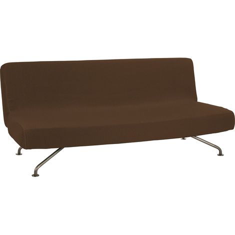 Housse de canapé clic clac, modèle 39x60x6 cm Marron (1/4)