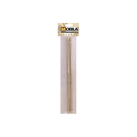 bacchette per tenda ottonate - ø 7 x 60/80 mm. - ottonato - 2 pz.