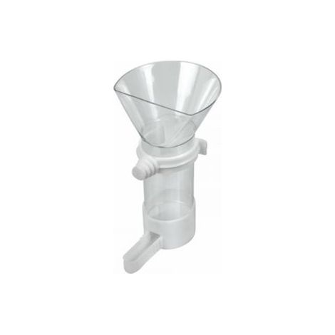Nobby Trichter Futter Fontaine weiß 190 ml Vogelkäfige & Zubehör