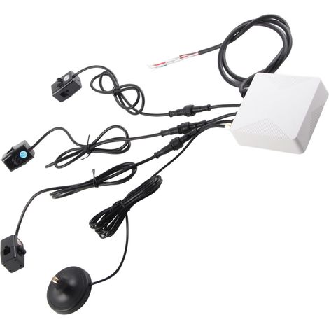 Intelligenter WLAN-Stromzähler, 3-Phasen-Energiemonitor 100–240 V mit 3 x 80-A-Sensoren für Zuhause (1/5)
