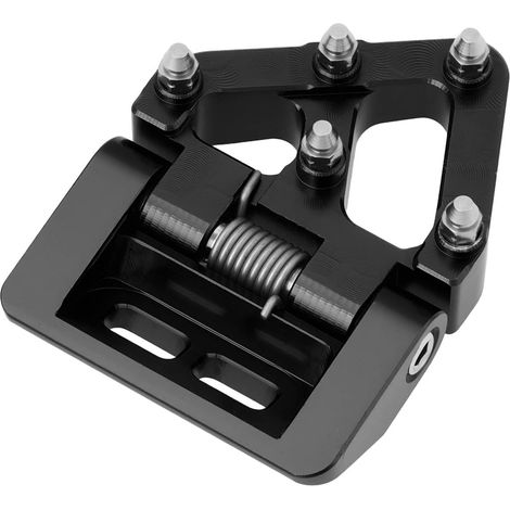 Folding aluminum alloy brake pedal head compatible with KTM XC XCF SX SXF XCW XCW Black (1/5)