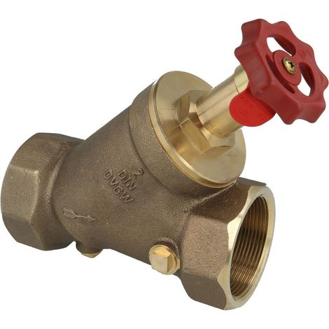 Robinet KFR en laiton rouge DN50 filetage femelle 2’’