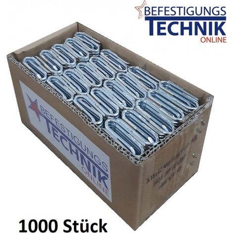 33mm Zaunklammern für Zaunklammergerät Fasco F46/40 Freeman FM315 LD315 Akku KL-89.2 1M"-"EN13802