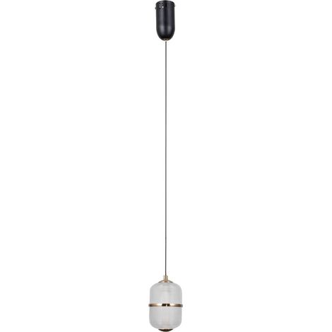 Alani LED-Hängeleuchte schwarz MAT ALU italux PND-34375-1-BK (1/3)