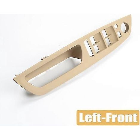 Poignée de porte intérieure gauche/droite côté passager, garniture de remplacement pour BMW X5 X6 E70 E71 E72 2007-2013 - Poignées de porte intérieures - Panneau beige (1/5)