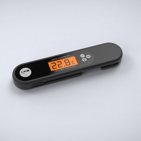 Faltbares Kochthermometer, kleines faltbares digitales Thermometer -50-300℃ zum Kochen (1/3)