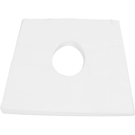 100 Lingettes Repose-Tête Jetables Blanc, Trou Respirant, Haute Absorption, Couvre-Repose-Tête pour Salon de Beauté (1/5)