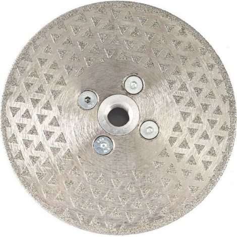 Disque Diamanté à Tronçonner et à Meuler 125 mm x M14 Lame de Scie Électroplaqué pour Pierre Marbre Carreaux Granit (1/4)