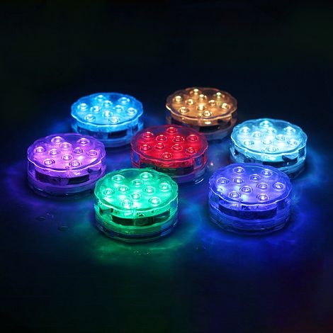 SWANEW Luce subacquea IP68 LED 16 colori statici 4 modalità di illuminazione dinamica (1/5)