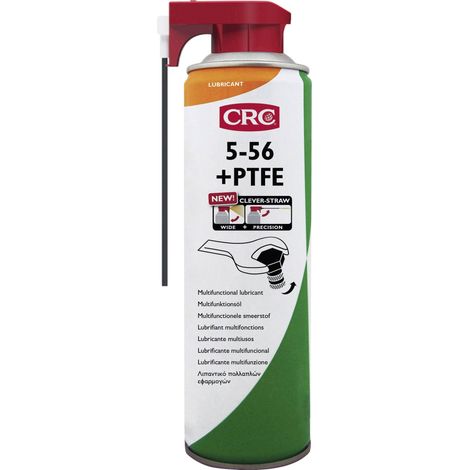 CRC 5-56 + PTFE CLEVER-STRAW Huile multifonction + PTFE avec Clewer-Straw 500 ml V790452 (1/5)