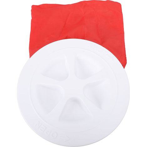 Ortviai Couvercle d'accès rond de 10 cm pour pont de bateau, étanche aux chocs, ABS blanc avec sac à outils (1/5)