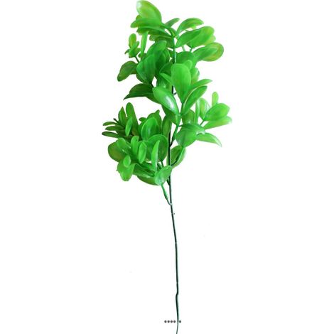 Sedum artificiel en piquet H42cm plastique ext. très dense 9 têtes (1/2)