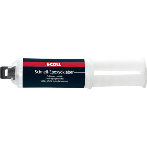 E-COLL 2K-Schnell-Epoxyd-Kleber 24g Doppelkammerspritze (1/3)
