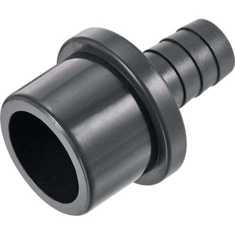 sourcing map PVC Tuyau Raccord 16mm Barbelé x 32mm Od Spigot Noir (1/5)