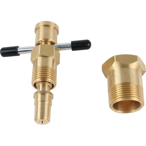 Professionelles Demontage-Werkzeugset für 15-mm-/22-mm-Olivenextraktoren, ideal für die Reparatur von Verbindungen und Armaturen an Metallrohren. Robustes Werkzeugset für Installateure.