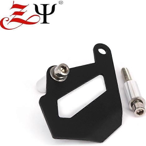 Compatible avec BMW R1200GS, R1250GS Adv et Waterbird : cache-pompe de frein arrière, protection d'étrier arrière – Noir (1/4)