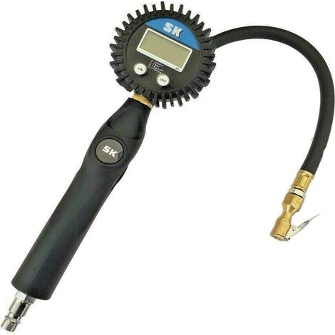 Manometro Pressione Gomme Gonfiaggio Pneumatici Digitale 7bar Aria Compressa (1/5)