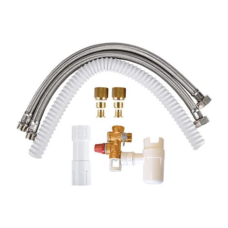 Dipra – Kit de raccordement pour chauffe-eau électrique – Installation PER – Raccords filetage plomberie diamètre 16 mm – Groupe de sécurité standard
