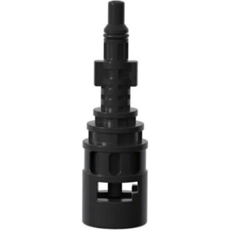 2 Pièces Adaptateur de Conversion pour Nettoyeur Haute Pression Connecteur de Couplage pour Karcher Lavor 124 X 24,5 Mm Noir
