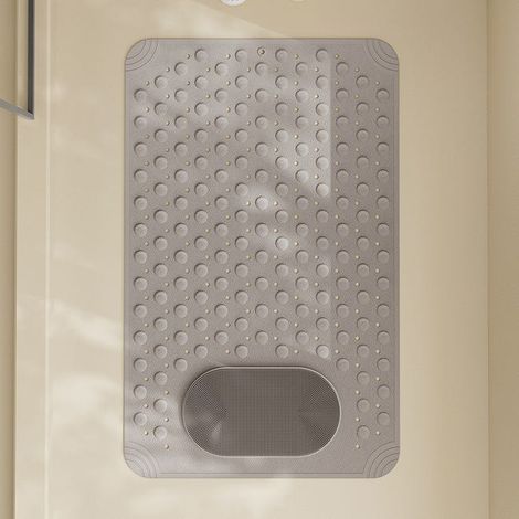 Rutschfeste Matte für Badezimmer, Badematte, Massagematte für Badezimmer, mit rutschfesten Saugnäpfen, 50 x 80 cm