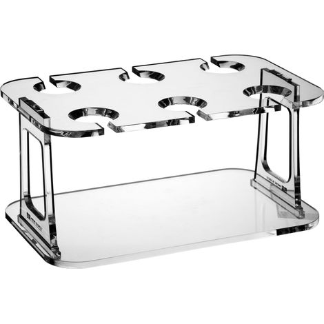 Porte-Verres Acrylique, Couleur Bleue et Transparente (1/3)