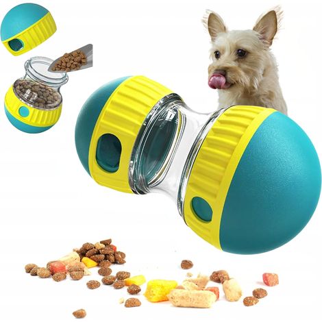 Giocattolo interattivo con dispenser di crocchette per cani a rallentamento. (1/5)