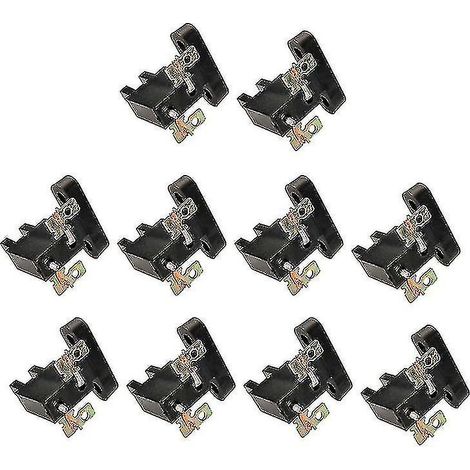 Lot de 10 balais de charbon universels pour générateur 5/6/7/8 kW, régulateur de tension automatique AVR 177F 182F 188F (1/5)