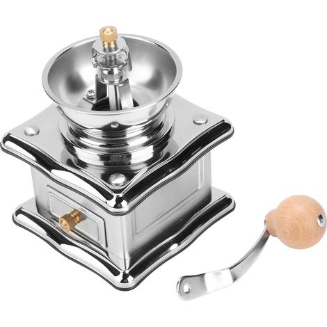 Moulin à café manuel en acier inoxydable avec mouture réglable pour expresso, cafetière à piston et café filtre, idéal pour la maison, le bureau et les voyages.-AquaForge (1/5)