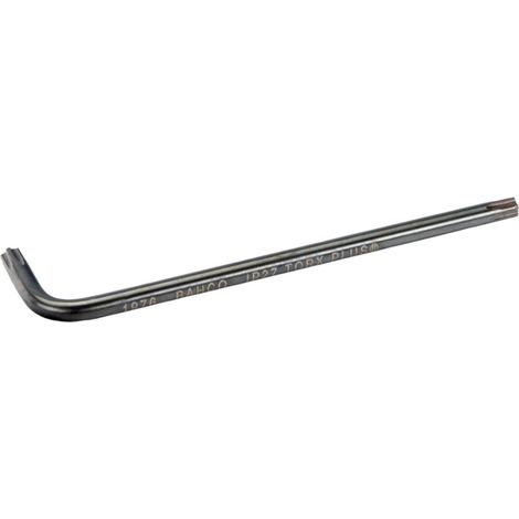 Bahco Langer TORX-Plus-Winkelschraubendreher, phosphatiert, T9 x 80 mm (1/4)