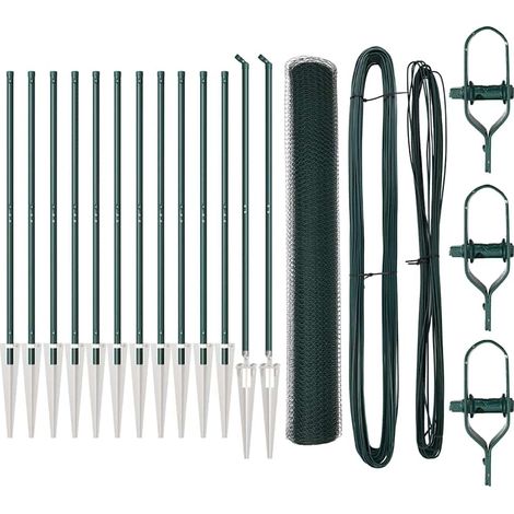 Maison Exclusive - Schweißdrahtzaun mit Spikes 25 x 1,4 m (B x H)