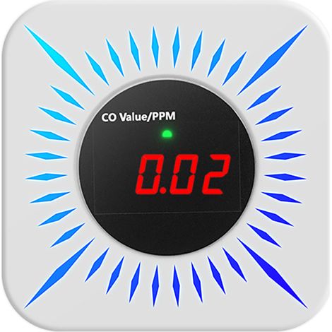 Détecteur de fuite de gaz combustibles Tuya WiFi CO Testeur de fuite de gaz de monoxyde de carbone portable Testeur de concentration de gaz multifonctionnel Testeur de qualité de l'air domestique APP (1/5)