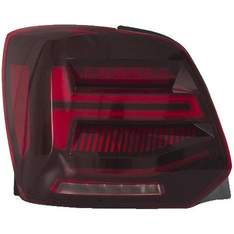Fanale posteriore per auto, lampada a LED, prestazioni di lunga durata, compatibile con Polo 2011-2016, rosso (1/2)