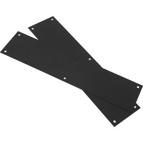 Lot de 2 protections de seuil de porte en acier inoxydable (1/5)