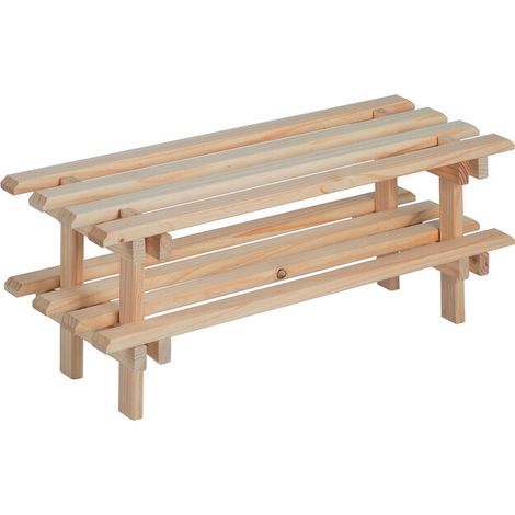 PORTASCARPE COMPONIBILE IN PINO CM 75X25,9X30 H- 1,0 pz