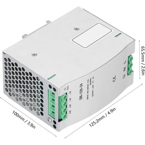 BERM@DR-120-24 DIN-Schienen-Schaltnetzteil, 24 V 5 A, 120 W. (1/5)