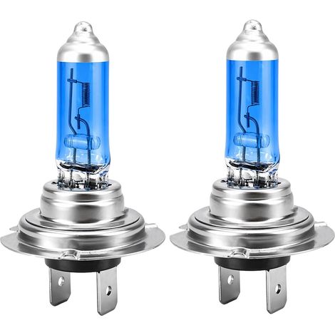 H7 12V 55W Halogène White Puissante, Fahrzeugbeleuchtung für Kreuzfahrt und Route, Standard-Plug-and-Play-Ersatz, universelle Einstellung, 2 Stück (1/5)