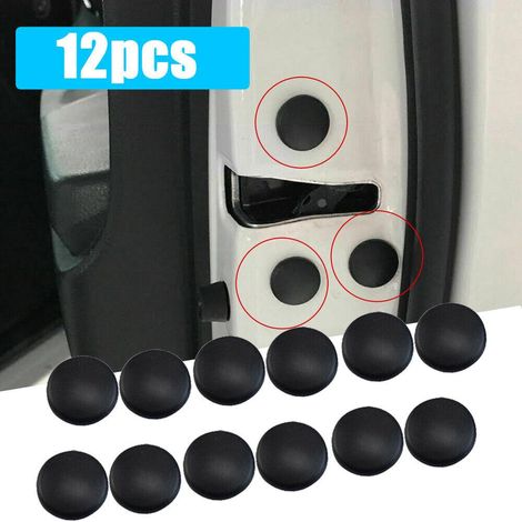 12pcs Capuchons de Protection pour Vis de Verrouillage de Portière Intérieure, Couvercles de Garniture Universels pour Accessoires Auto (1/5)
