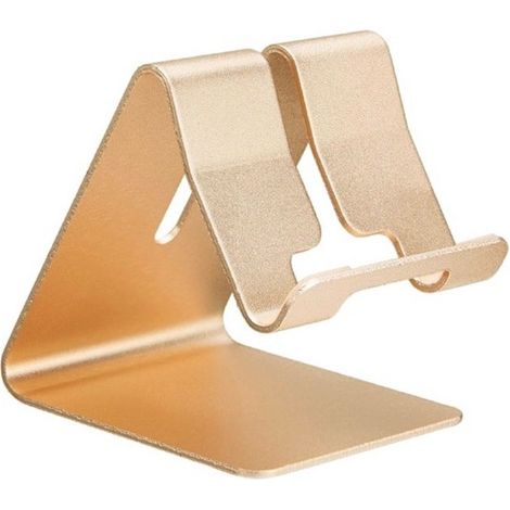 Support Téléphone Portable - Alliage D'aluminium - Angle De Vision Réglable - Pour Bureau Table Chevet - 1 Pièce