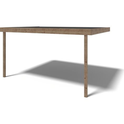 Pergola de jardin 3.02x4.24m - traité (1/4)