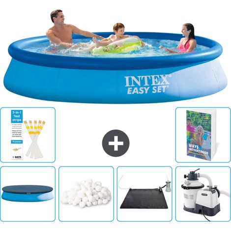Intex Piscina Easy Set Rotonda - 366x76 cm - 7-pezzi  S12