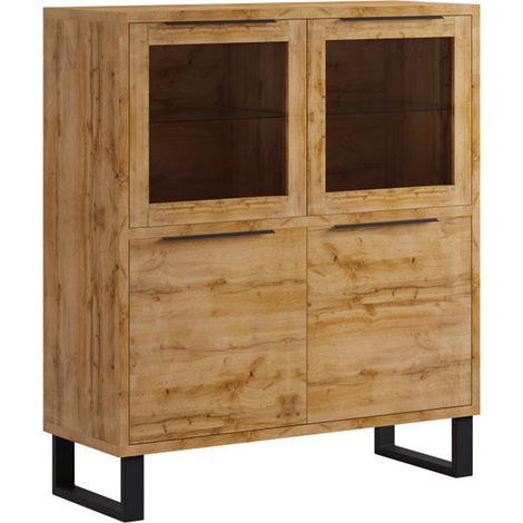 Vajillero 4 puertas Eden Madera y Metal (1/4)